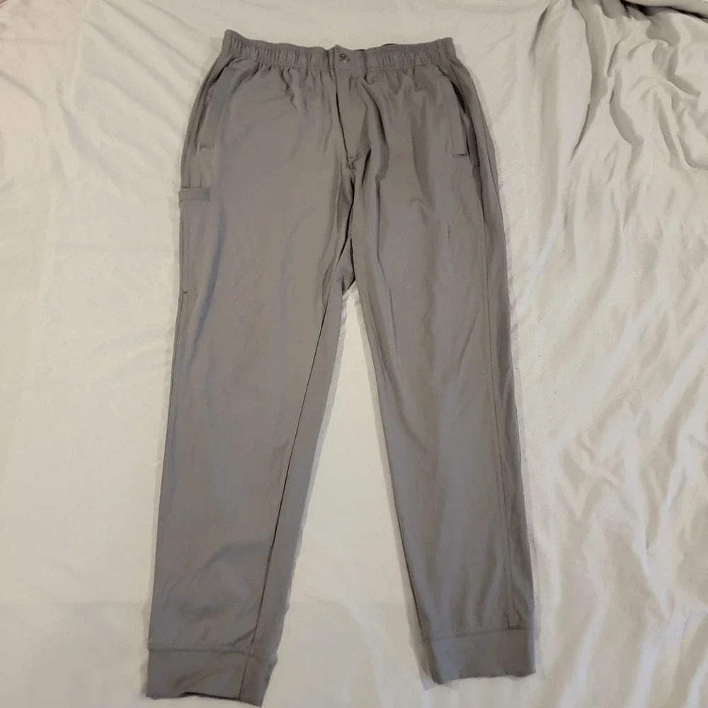 Duluth Joggers Mens 32-34x30 Gray Nylon Stretch Outdoors Hiking Pants Comfort‎